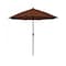 California Umbrella 7.5' Bronze Aluminum Market Patio Umbrella, Olefin Terracotta 194061336595 - alternate 1